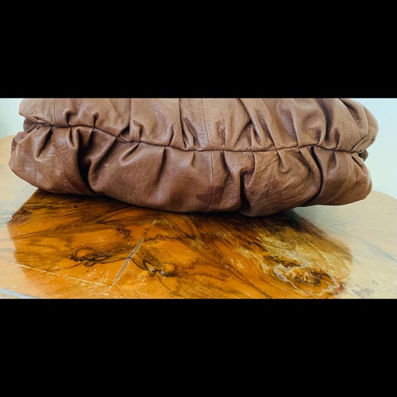 Anthropologie Schumer and Son Philadelphia Brown Crossbody Bag - Picture 4 of 6